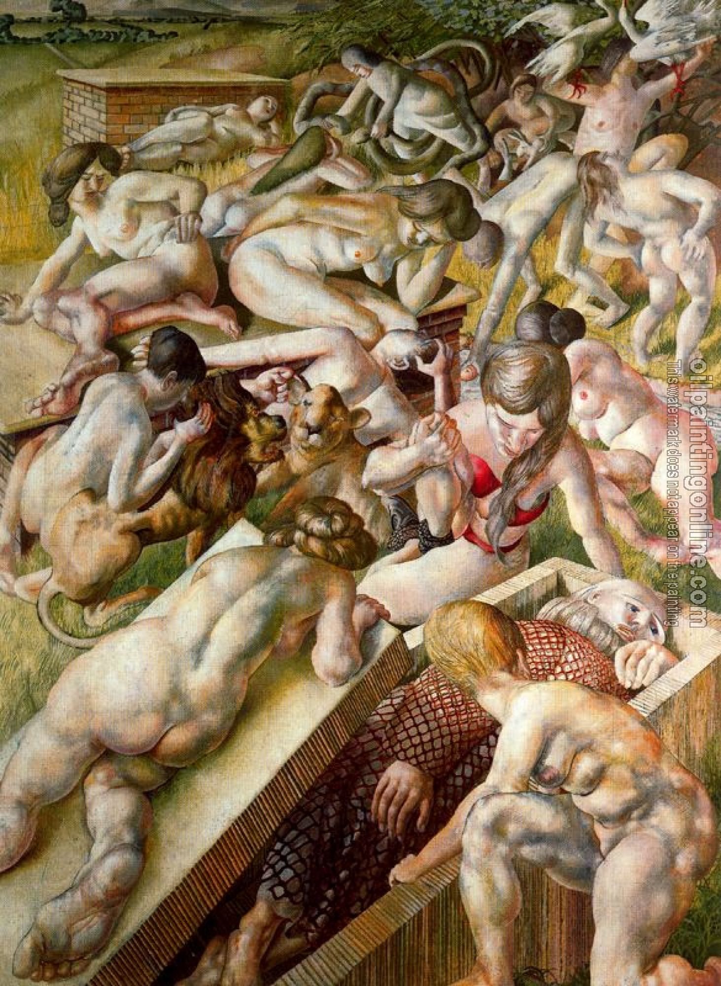 Stanley Spencer - Canvas painting